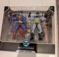 DC Multiverse Mcfarlane Toys BIZARRO & BATZARRO Action Figure 2 Pack