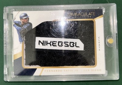 2018 Panini Immaculate: #IJ-FT Fernando Tatis Jr. Cleats 7/8 *NIKEBSBL* tag Rare