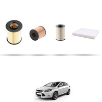 Hoffcar Wartungsset - 4 Filter FüR Ford Focus III 2.0 Tdci 85 Kw Ab 2011