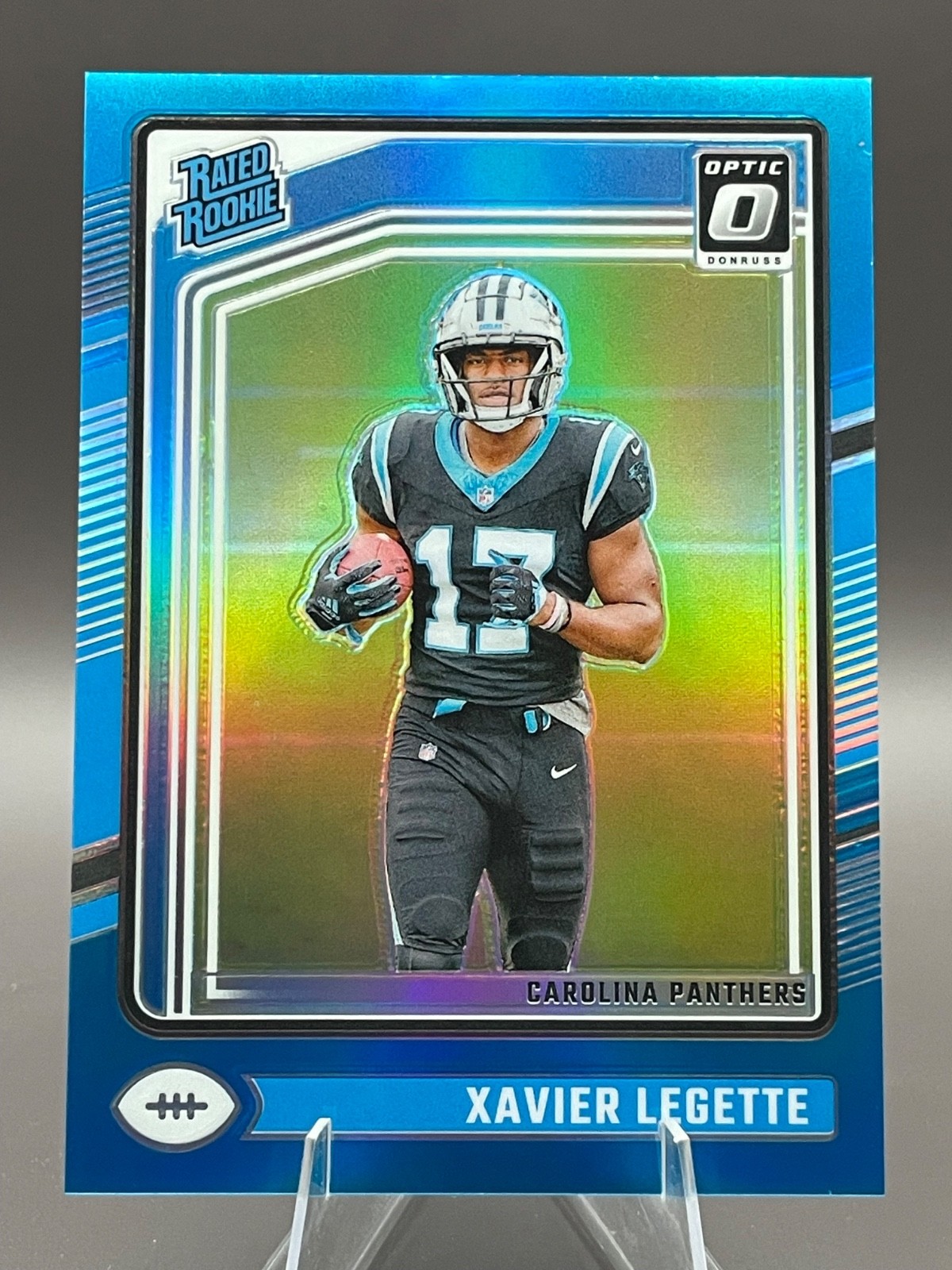 XAVIER LEGETTE rc #299 Aqua Holo Prizm #'d 052/299 PANTHERS 2024 Optic SP