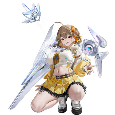 Nikke Goddess of Victory Anis TT Star Stand Shooting Pose 6''