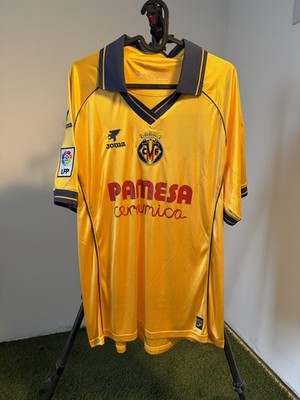 Brandneu mit Etikett neu Villarreal Joma 2026 La Liga Retro Heim Fußballtrikot UVP 99 £ gelb
