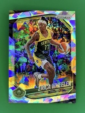 2025 Panini Prizm WNBA Cracked Ice #125 Erica Wheeler
