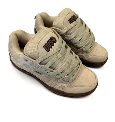 DVS Comanche Tan Gum Suede Skateboarding Skate Trainers Sneakers US9/UK8