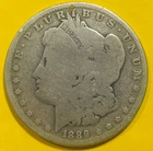 1889-O U.S. MORGAN SILVER DOLLAR $1D COIN, 137 Years Old, 90% Silver (Very Good)