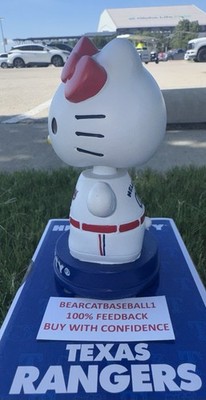 TEXAS RANGERS HELLO KITTY BOBBLEHEAD 7-19-25 THEME NIB! | eBay
