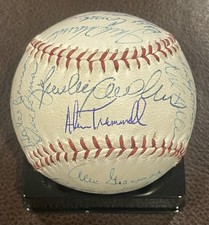 1984 Detroit Tigers Team Signed Baseball World Series Champions 31 Autos JSA CER