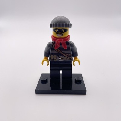 LEGO Minifigur cty0433 Polizei - Stadteinbrecher, dunkel bläulich grau Strickmütze
