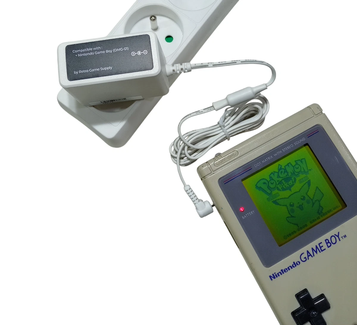 Power Supply for Nintendo Game Boy - 1.5m Cable - EU Plug - AC Adapter DMG-01