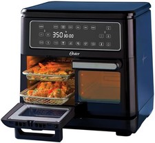 Oster 11-Quart Flex Air Fryer Oven, Dual Air Fryer with 2 Cooking Zones