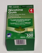 Rite Aid 4mg Cool Mint Flavor Nicotine Gum 100ct Exp 12/26