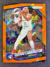 2025 Panini Prizm WNBA - DiJonai Carrington #9 - Orange Ice - Lynx