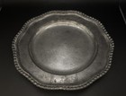 Antique Pewter Plate Stamped L. Mory  Munchen Scalloped Edge W Beading 9.5” D — photo 1