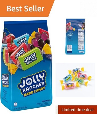 5 lb Assorted Fruit Flavored Hard Candy Bulk Bag - Perfect for Celebrations