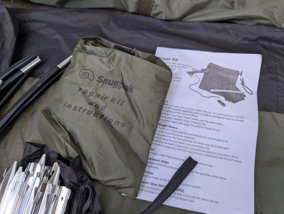 SNUGPACK IONOSPHERE 1-PERSON TENT - OLIVE DRAB GREEN 92850 - Image 3 of 4