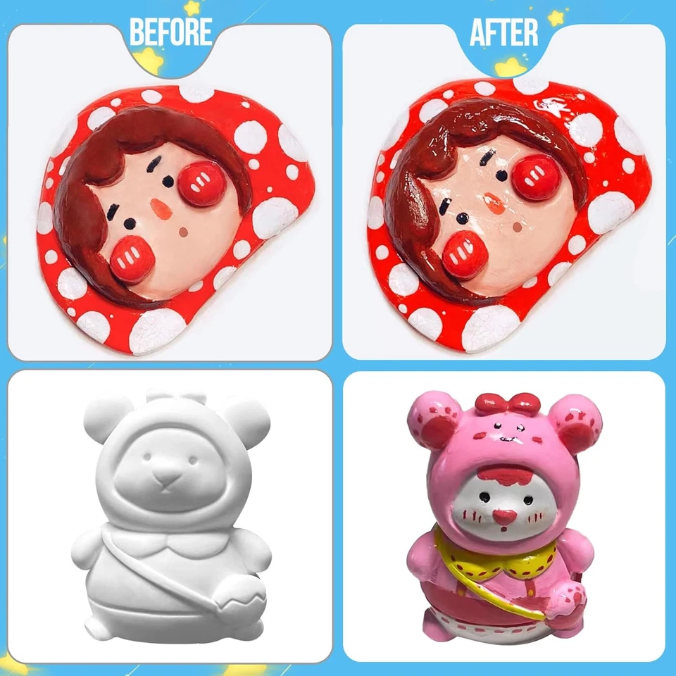 200Ml Glasur Für Ton Lufttrocknend - Air Dry Clay Glaze, Glanzlack Für Modellier - Bild 4 von 4