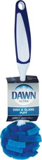 Dawn Ultra Puff Glassware and Dish Cleaning Brush Pack of 1, White