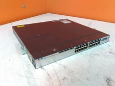 Cisco Catalyst WS-C3750X-24T-S 24 Port Gigabit Ethernet Switch 2x 350w PSU