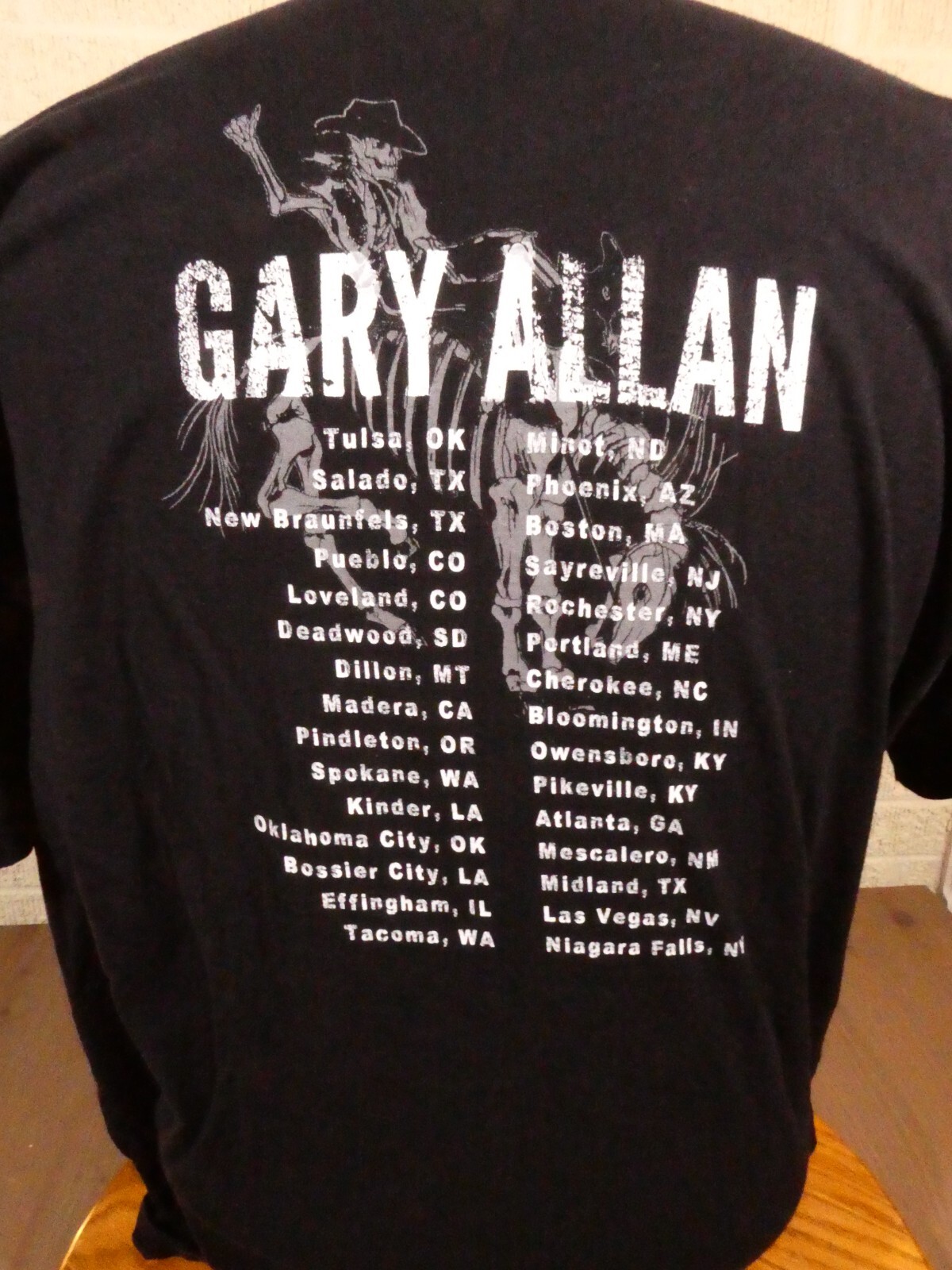 Gary Allen Red Dirt Country Western Concert Mess Me U… Gem