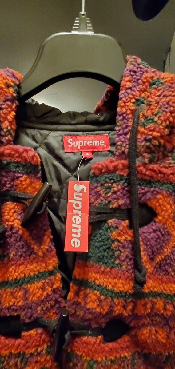 New Supreme SS16 Sherpa Fleece Toggle Jacket Med Magenta | eBay New Supreme SS16 Sherpa Fleece Toggle Jacket Med Magenta | eBay