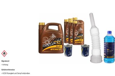 9L PEMCO iDRIVE 340 5W-40 Motoröl API SN/CF ACEA A3/B4 Additiv Auslaufschlauch