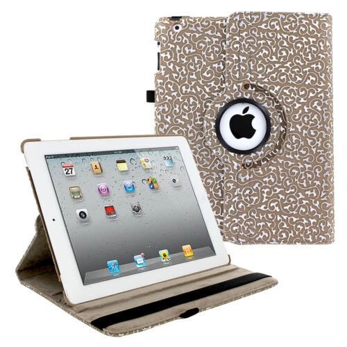 Silver Tablet & eReader Folding Folio Cases Folios for Apple iPad 2