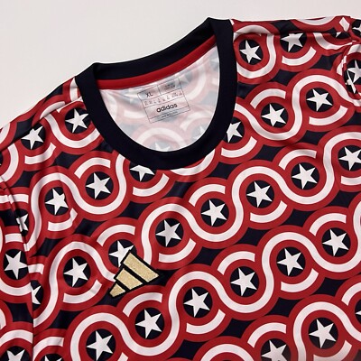 Adidas Marvel MLS 2023 AeroReady Pre Match Unisex Jersey XL Multicolor HT3237