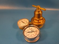 VICTOR AF250-580, COMPRESSED GAS REGULATOR, TWO GAUGES ON 1/8" FITTING