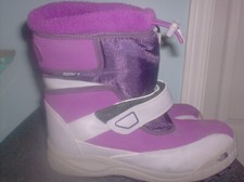 The North Face Girls Youth Heat Seeker Winter Waterproof Boots Purple US 6