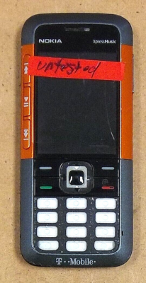 Nokia XpressMusic 5310 - Gray and Red ( T-Mobile ) Rare Cellular