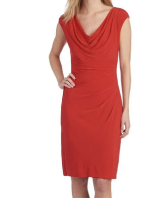 Lauren by Ralph Lauren womens Jersey Knit Cowl Neck Sheath Dress no size tag | eBay Lauren by Ralph Lauren womens Jersey Knit Cowl Neck Sheath Dress no size tag | eBay