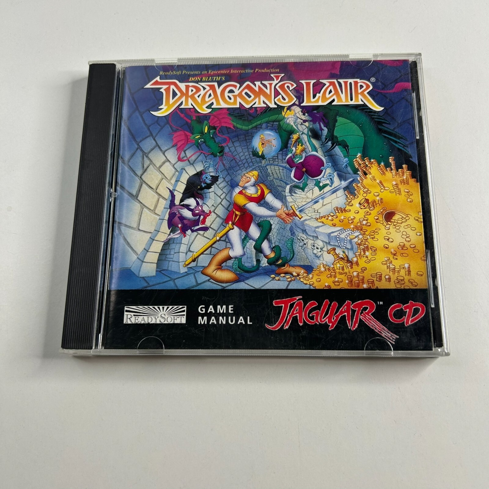 Dragon’s Lair (Atari Jaguar CD, 1995 NTSC-U/C) Complete With Manual CIB VGC