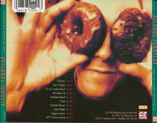 Alcohol Funnycar - Time to Make the Donuts (CD) 1993 - Picture 3 of 3
