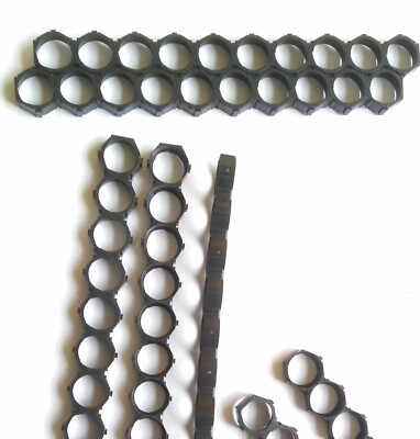 Produktbild von 10 Stück 21700 Batteriehalter – Kunststoffrahmen 1×3 Für DIY Akkupacks, ABS/PC
