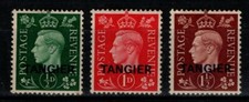 Morocco Agencies Tangier 1937 King George VI set SG245-47 Mint MH