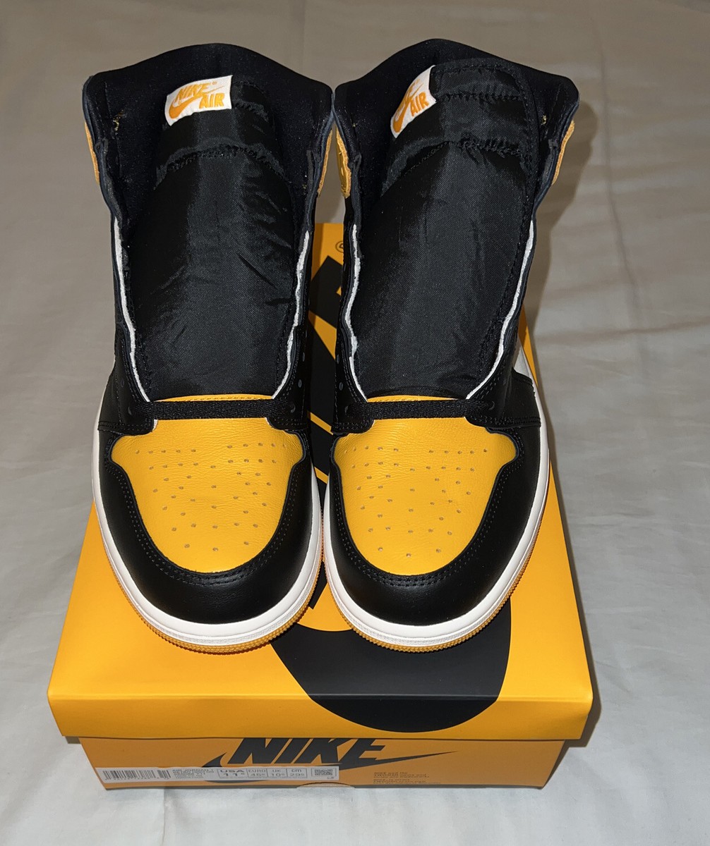 Nike Air Jordan Retro 1 OG Yellow Toe “Taxi” Size 11.5 | eBay