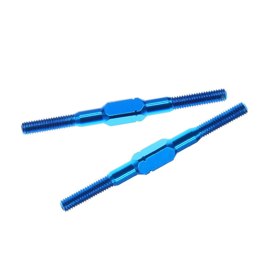 3x42mm Aluminum Actuator Linkage Tie Rods (2pcs) W202 for Tamiya 54250 RC Car