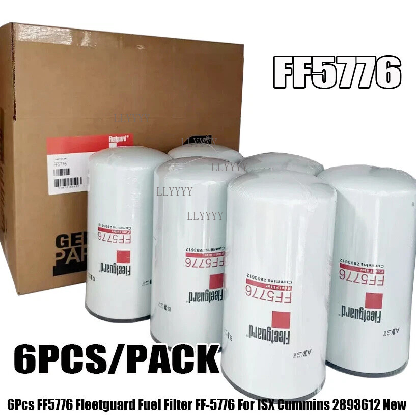 6PCS Fleetguard FF5776 Fuel Filter FF-5776 For Cummins 2893612 NEW