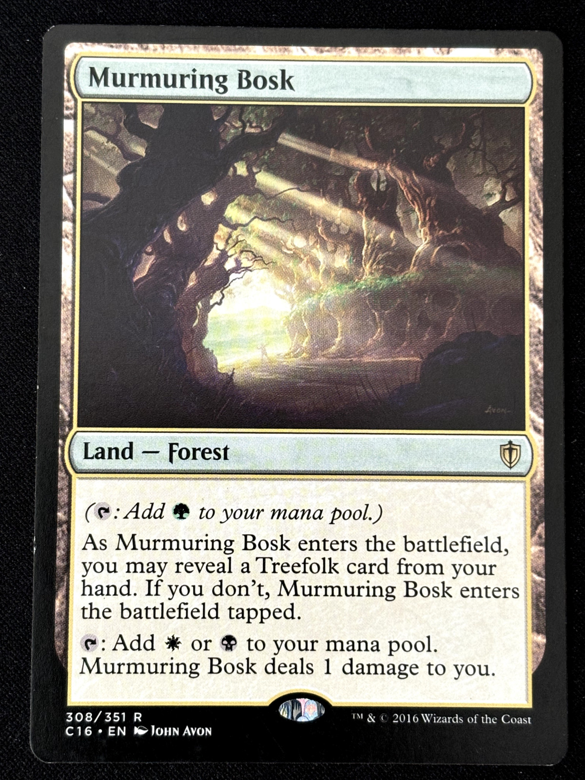 1x MTG Murmuring Bosk - Commander 2016 (C16) #308 - Magic the Gathering