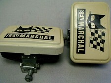 S.e.v. 959 Marchal Vintage Driving Fog Lights White Marchal Covers-pair Rare