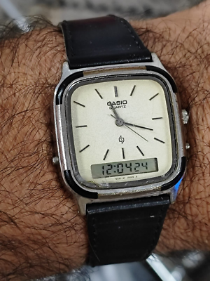 CASIO ANALOG DIGITAL ALARM CHRONOGRAPH WATCH AQ-510 mod 305 Japan