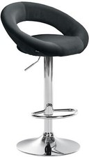 Barhocker Olinda Samtbezug Barstuhl Thekenhocker h&ouml;henverstellbar drehbar