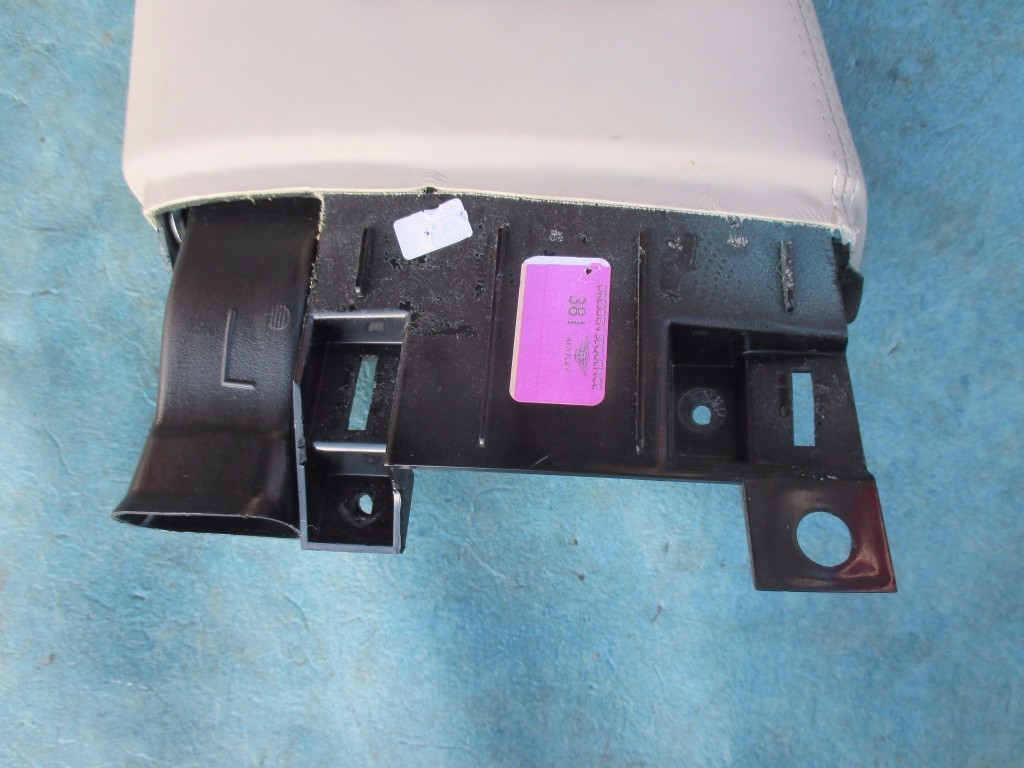 Bentley Continental Flying Spur left B pillar cover trim grey