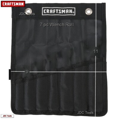 CRAFTSMAN WRENCH ROLL 7 POCKET  - HANG OR ROLL UP