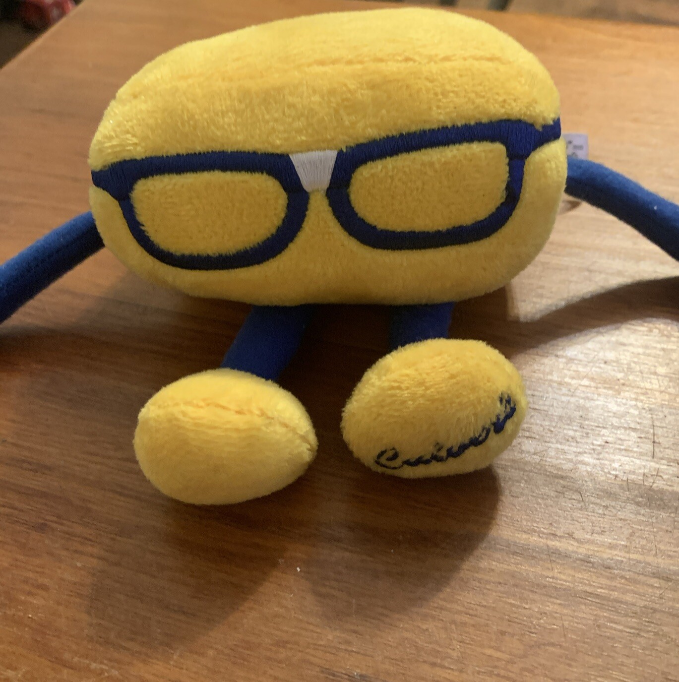 6" Culver’s Cheese Curd “Curdis” Stuffed Animal Plush Glasses Cute Yellow Blue eBay