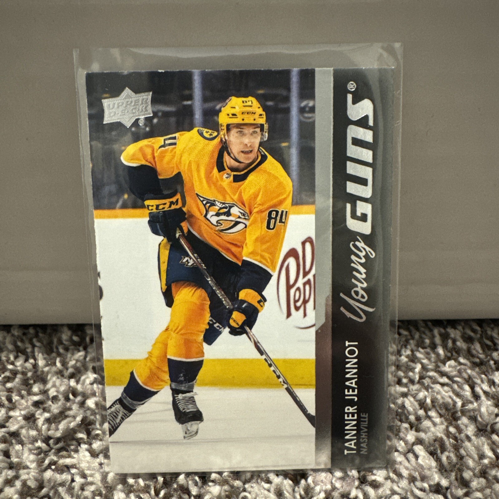 2021-22 Upper Deck Series 1 Young Guns French Tanner Jeannot #222 Rookie RC