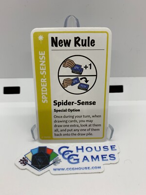 Fluxx Marvel Spider-Man Convention Promo Card New Rule Spider-Sense CCGHouse RG