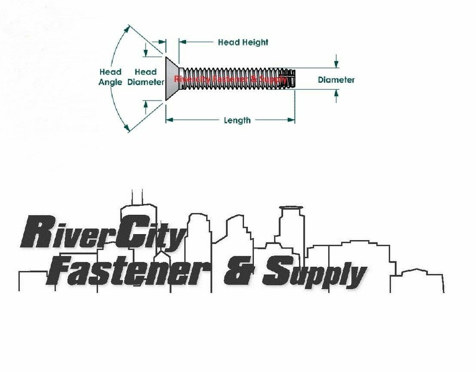 100) STAINLESS 1/4-20x2 Trailer Floor Floorboard Deck Screws 1/4x20 x 2 Bolts | UK