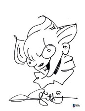 Andres Andy Muschietti Signed IT CHAPTER 2 PENNYWISE Sketch Beckett COA