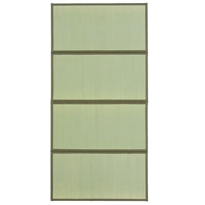 HAGIHARA Tatami Mattress Twin Japanese rush grass Futon Foldable Green 2049